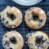 Homemade Blueberry Donuts