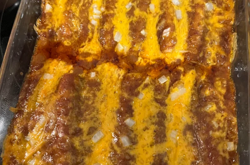 Cheese Enchiladas with Onion