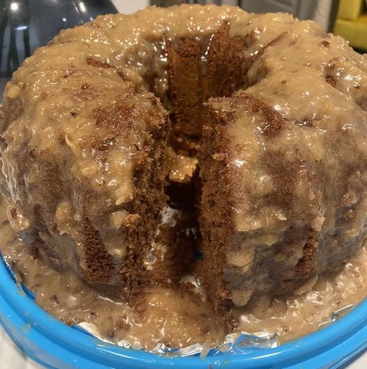 German chocolate pound cake