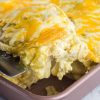 Green Chile Chicken Enchilada Casserole