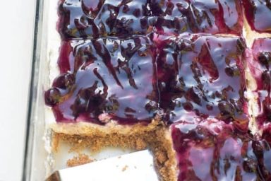 BLUEBERRY CHEESECAKE BARS