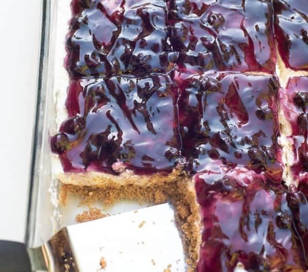 BLUEBERRY CHEESECAKE BARS