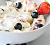 Red White and Blue Cheesecake Salad