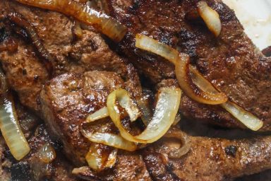 Air Fryer Beef Liver and Onions