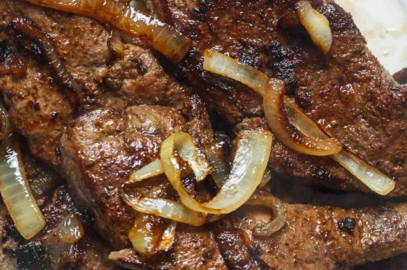 Air Fryer Beef Liver and Onions
