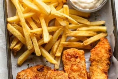 Air Fryer Fish and Chips