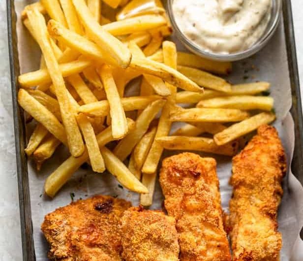 Air Fryer Fish and Chips