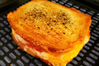 Air Fryer Grilled Ham and Cheese