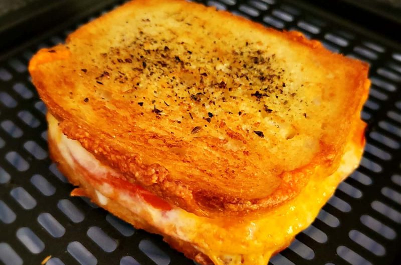 Air Fryer Grilled Ham and Cheese