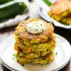 Crispy Cheesy Potato Fritters