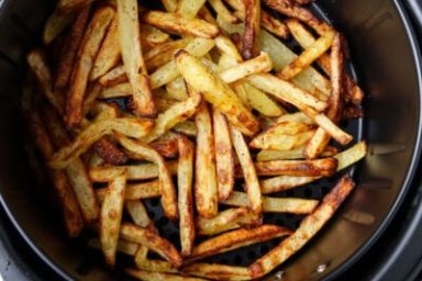 Homemade French Fries in Air Fryer