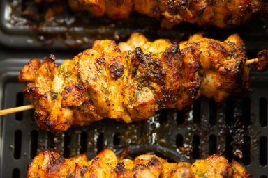 Lemon Pepper Chicken Skewers