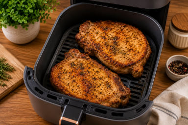 Juicy Air Fryer Pork Chopes - CP