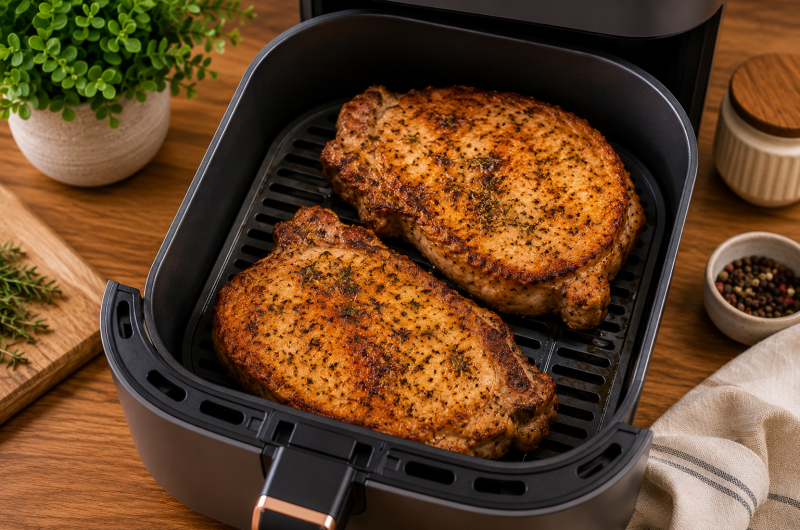 Juicy Air Fryer Pork Chopes - CP