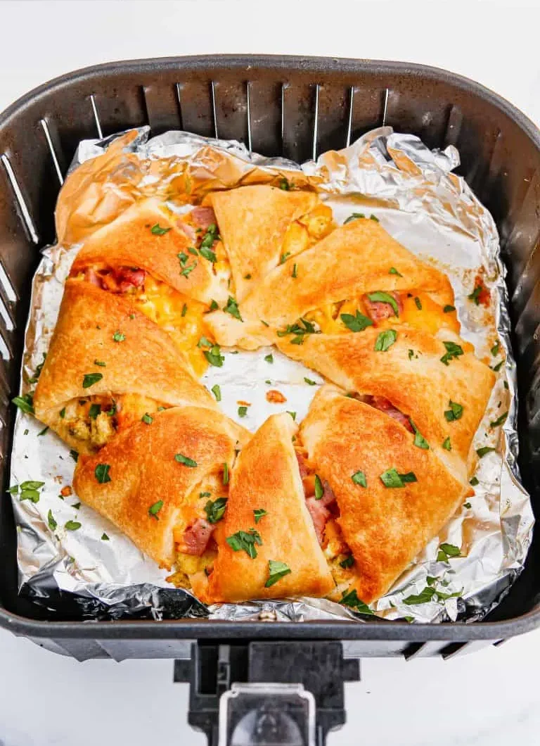Air Fryer Crescent Breakfast Ring