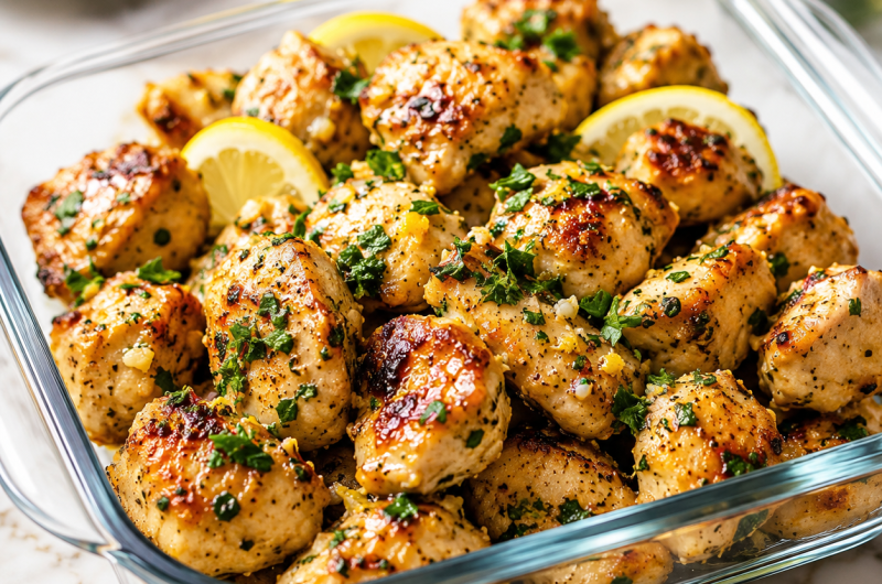 Lemon & Garlic Chicken Bites - CP