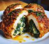 Air Fryer Spinach & Feta Stuffed Chicken Breast