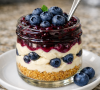 High-Protein Blueberry Cheesecake Parfait