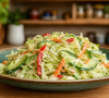 Fresh Creamy Cucumber Crunch Salad