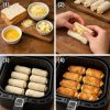 Crispy Air Fryer Cheese Bread Rolls