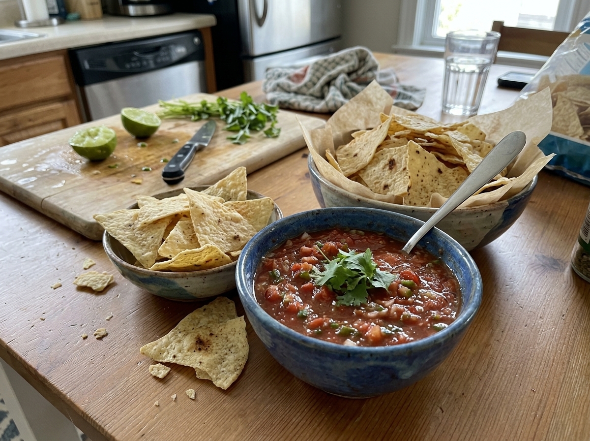 Healthy Homemade Salsa Pecante