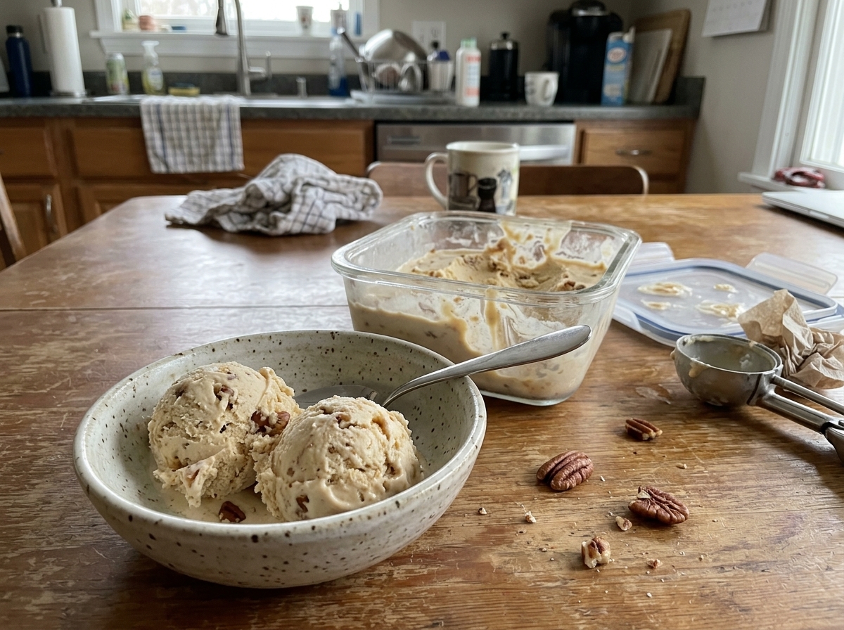 Vegan Butter Pecan Ice Cream Desserts