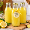 Healthy Soothing Ginger Lemon Herbal Drink