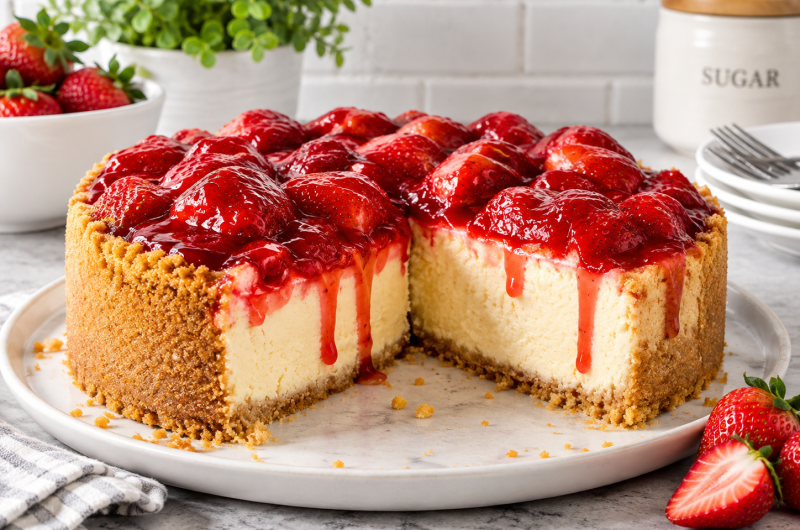Healthy Strawberry Cheesecake Recipe