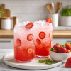 Healthy Strawberry Soda
