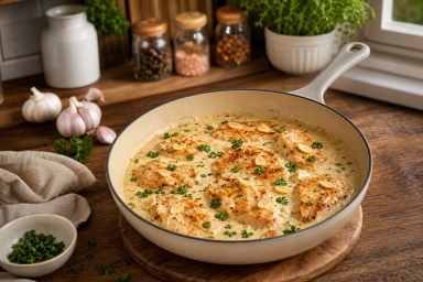 Keto Creamy Garlic Butter Chicken